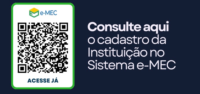 QR code para consulta da instituição no e-MEC